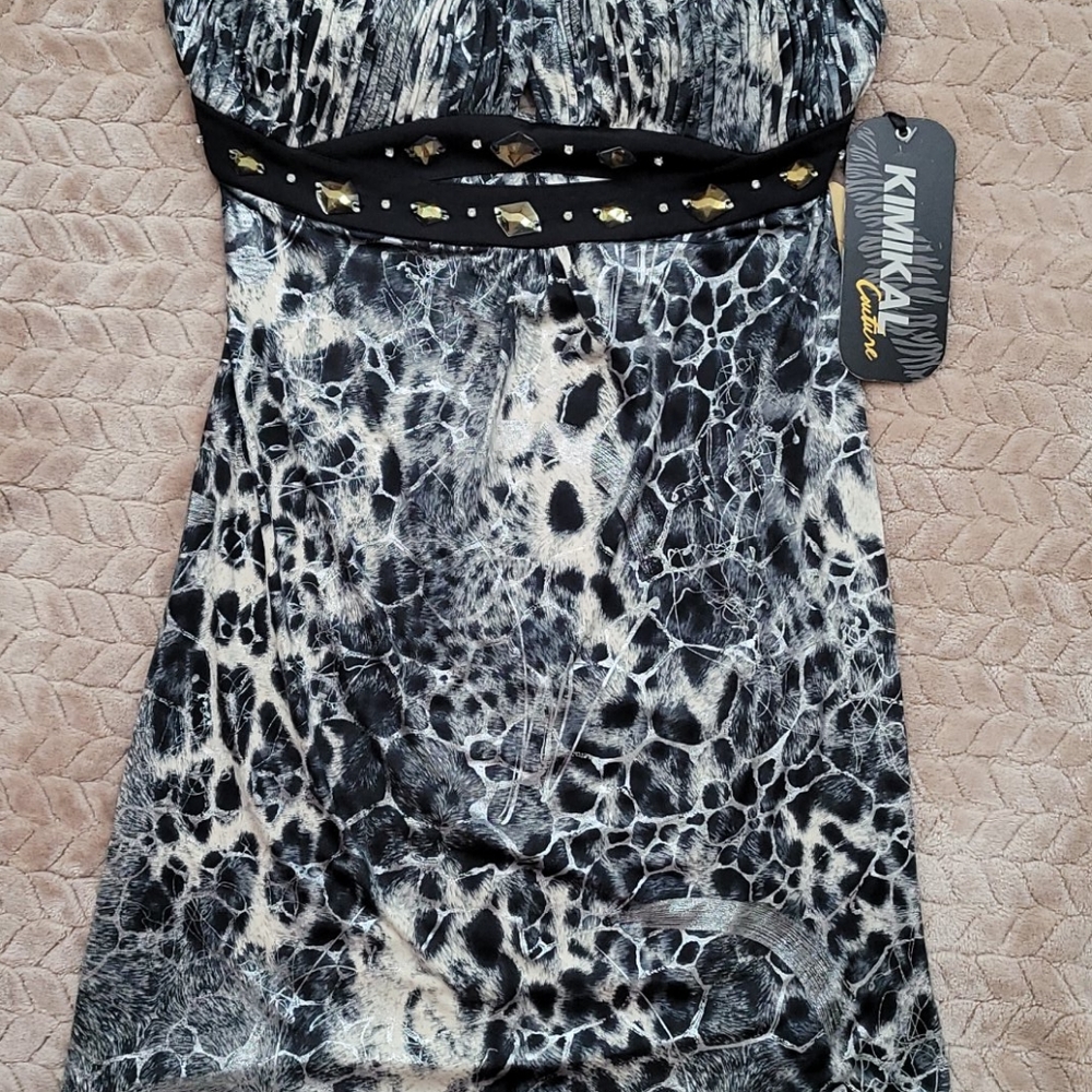 🤍 KIMIKAL  COUNTURE DRESS 🖤 - Picture 4 of 7